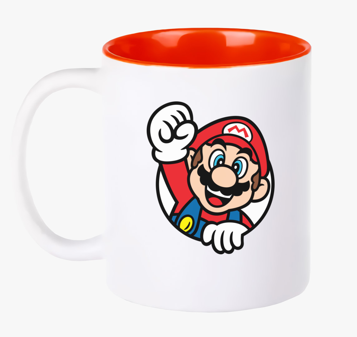 Supermario bögre — Piros