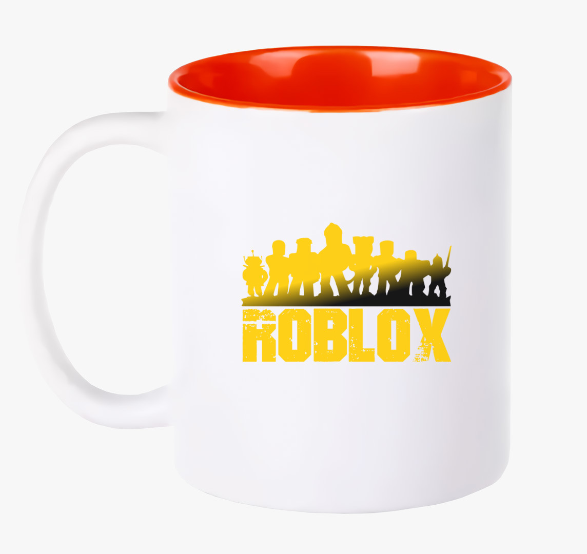 Roblox feliratos bögre — Piros