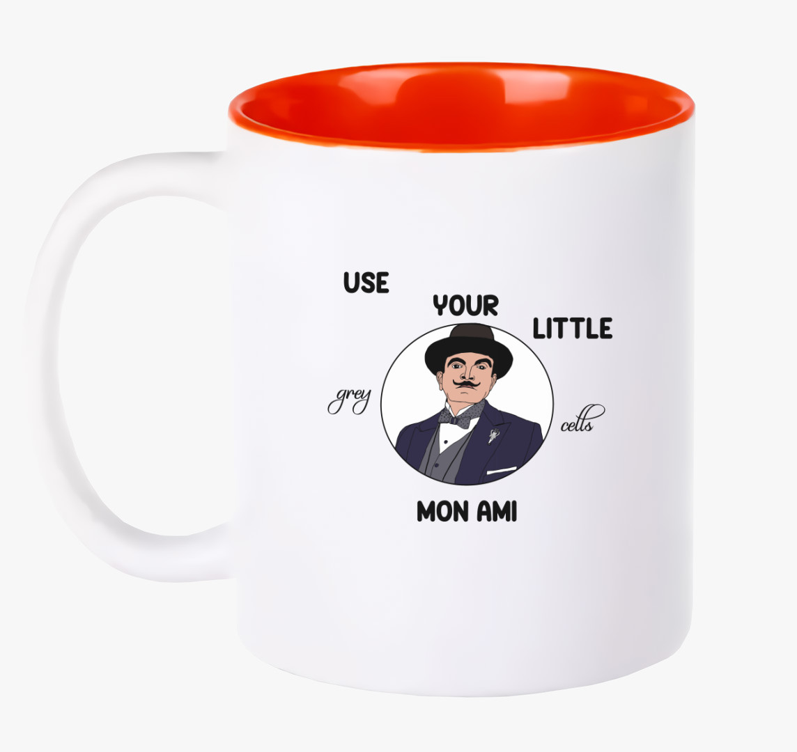 Poirot bögre — Piros