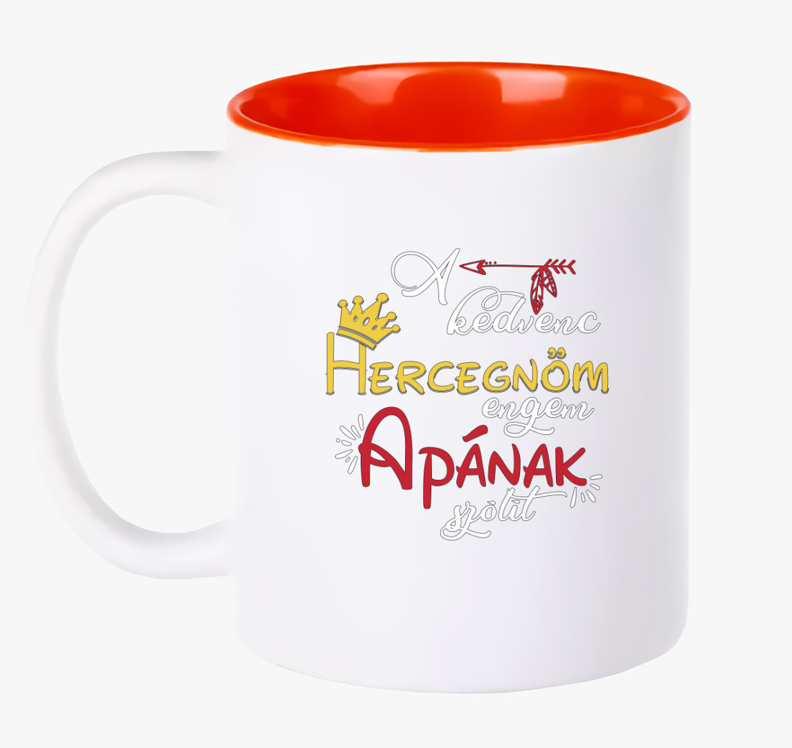 A kedvenc hercegnőm bögre — Piros