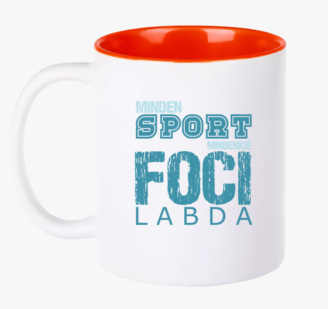 Minden sport focis bögre — Piros