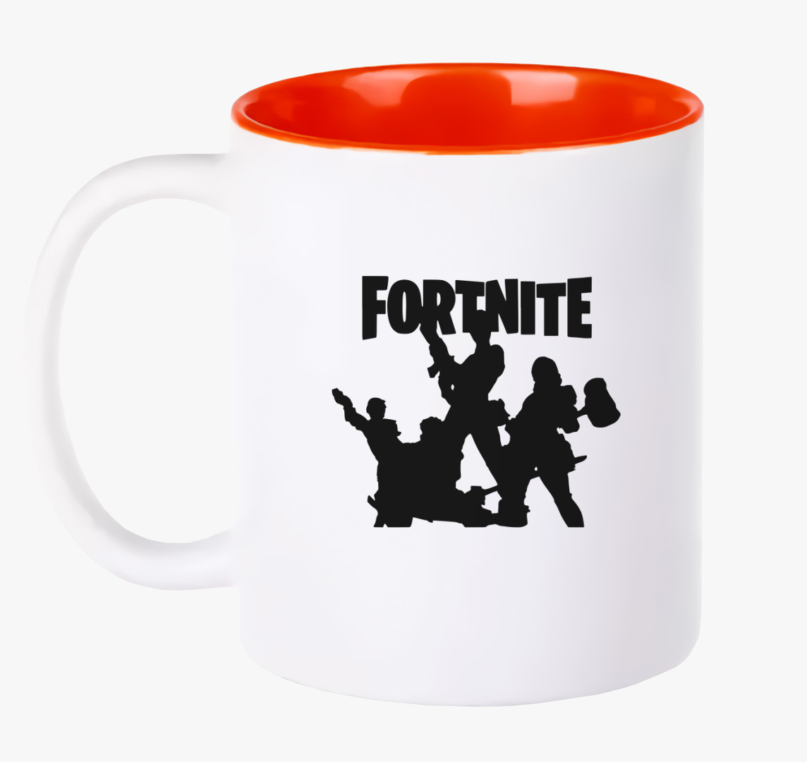 Fortnite 3 mintájú bögre — Piros