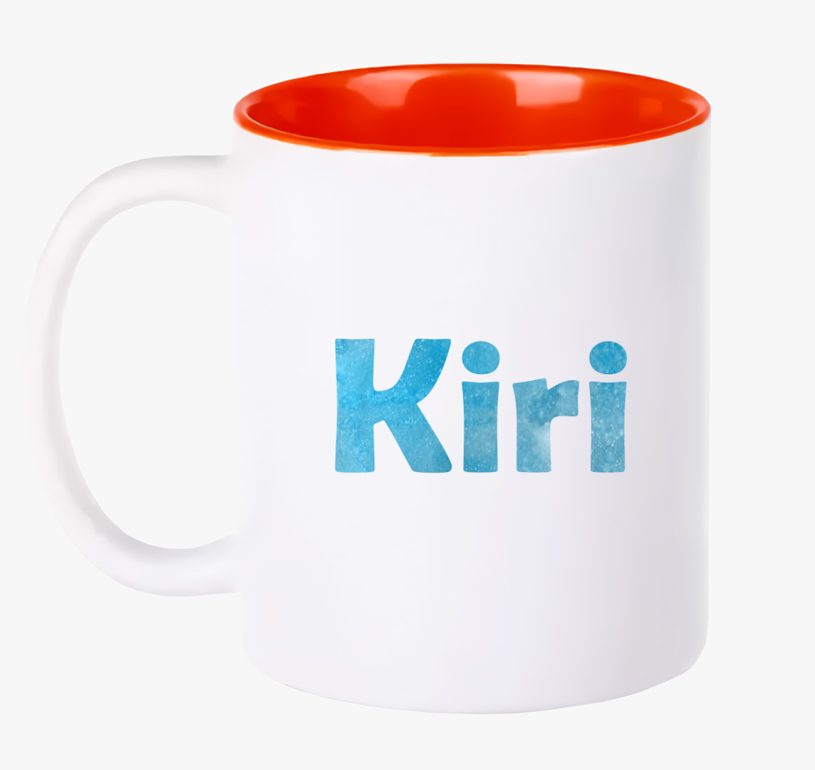 Kiri bögre — Piros