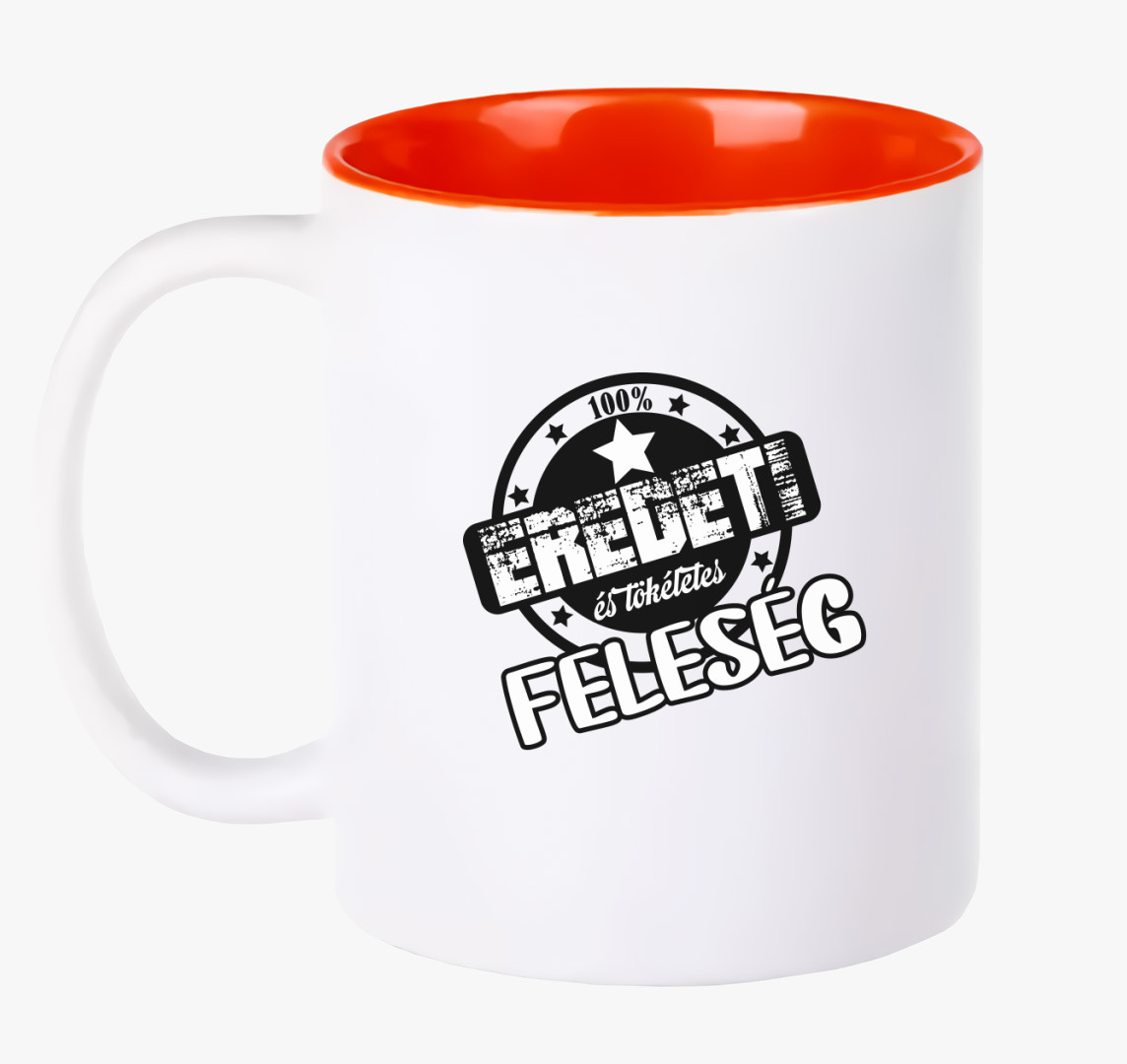 Feleség tökéletes bögre — Piros