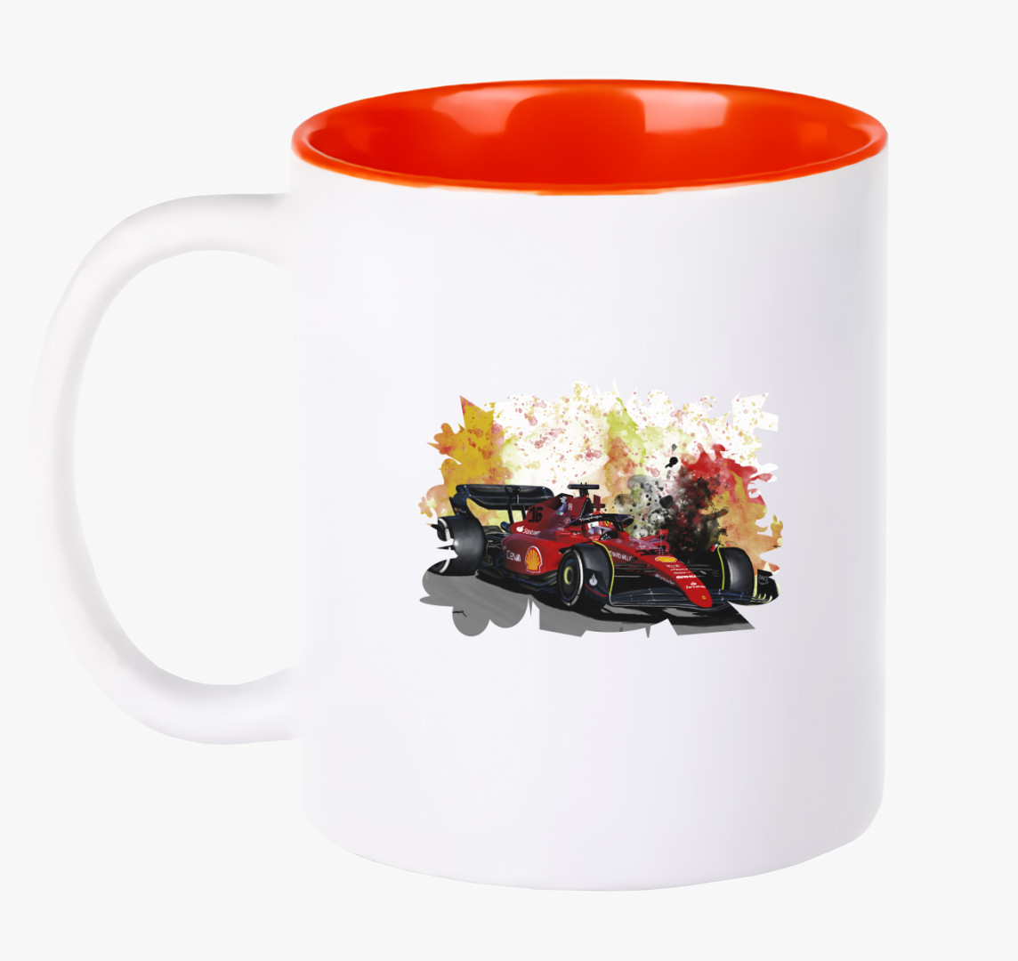 Charles Leclerc bögre — Piros