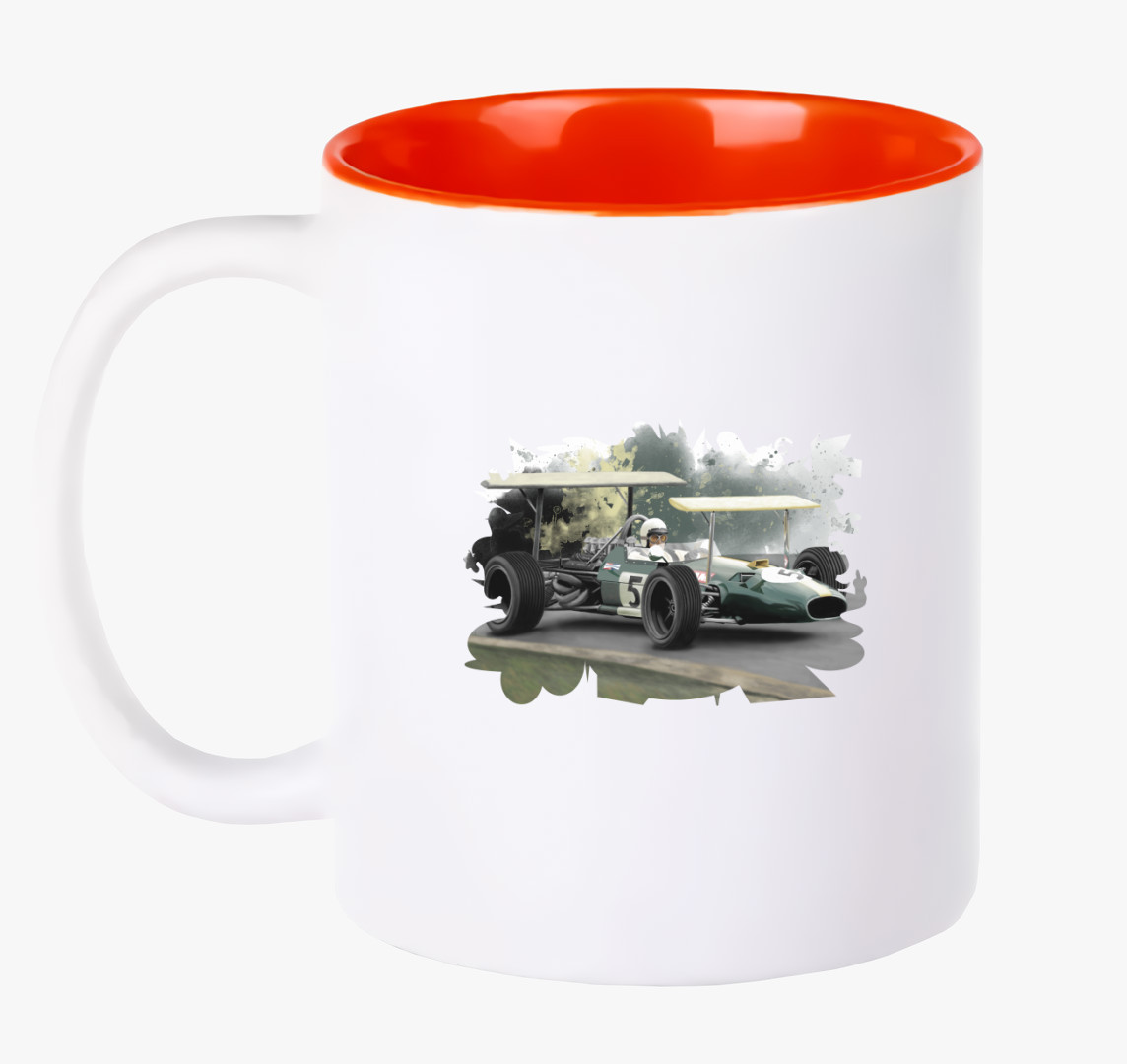 Jack Brabham bögre — Piros