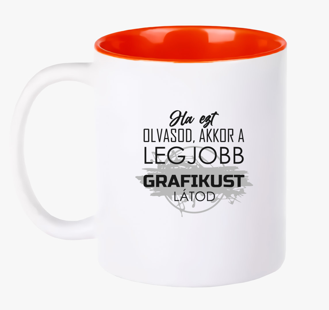 Legjobb grafikus bögre — Piros