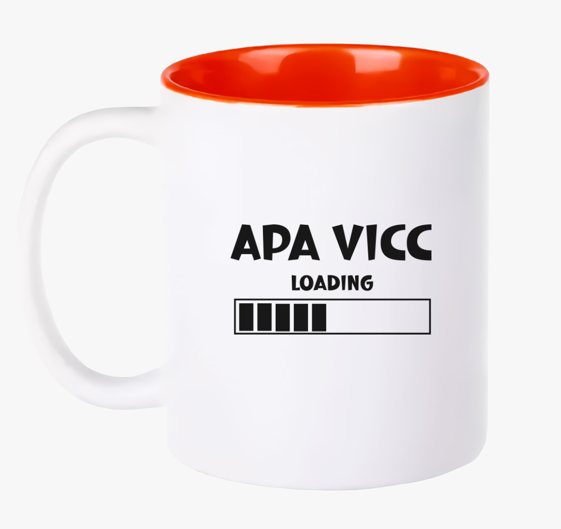 Apa vicc loading bögre — Piros