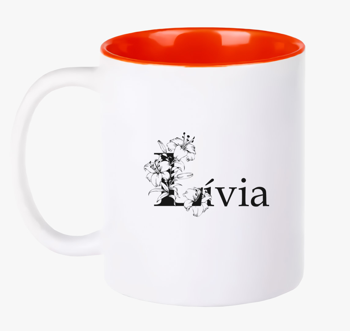 Lívia bögre — Piros