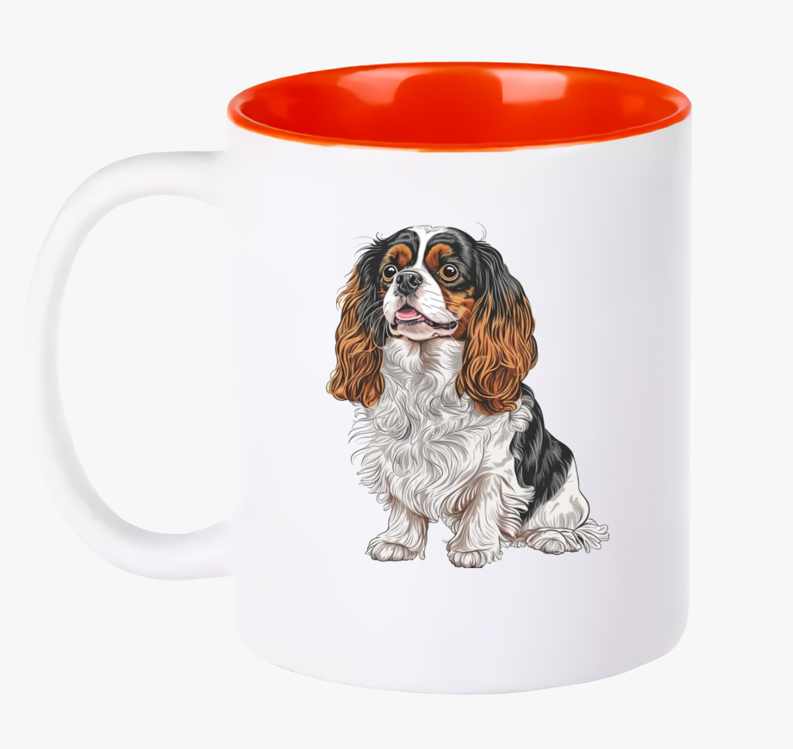 Spaniel bögre — Piros