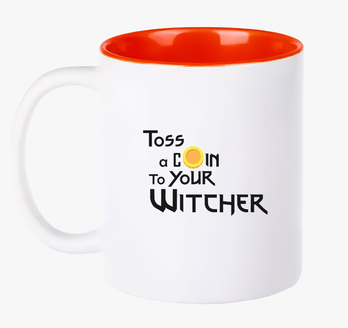 Toss a coin to your Witcher bögre — Piros
