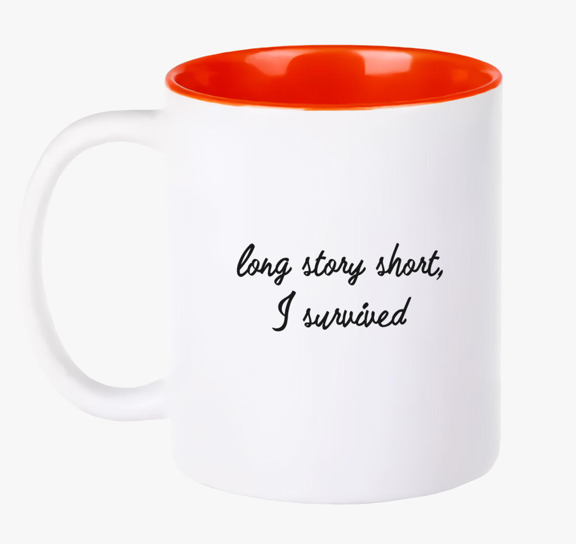 Long story taylor swift bögre — Piros