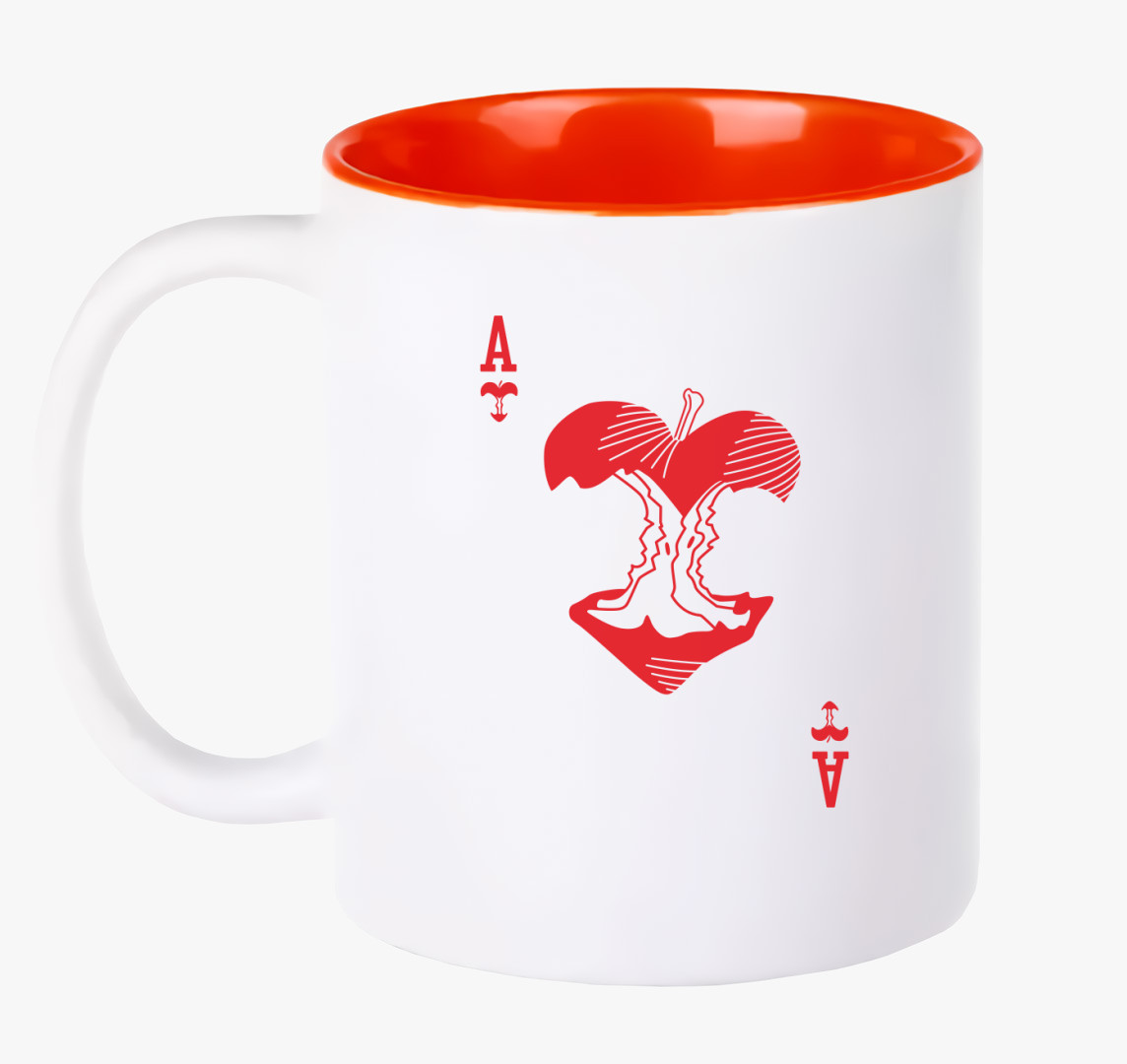 Alice Poker bögre — Piros