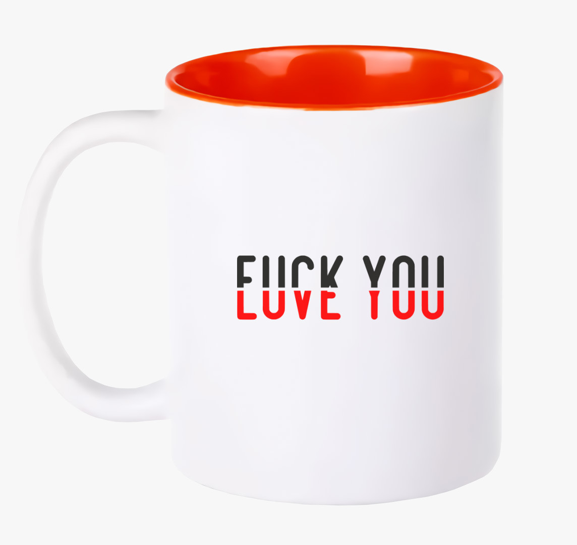 Fuck you love you bögre — Piros