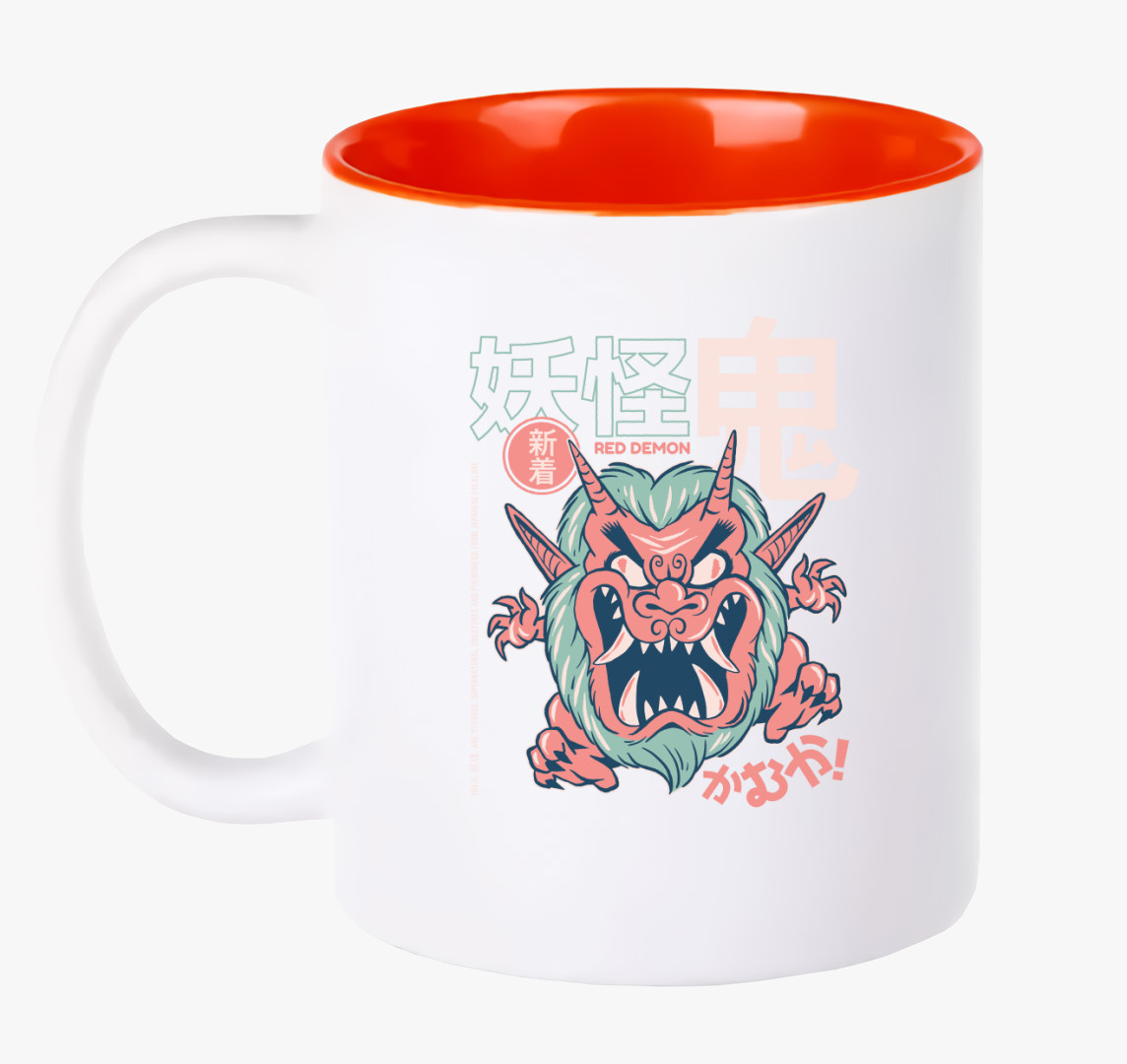Red Demon bögre — Piros