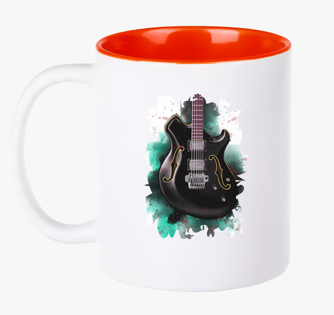 Wes Borland gitár bögre — Piros