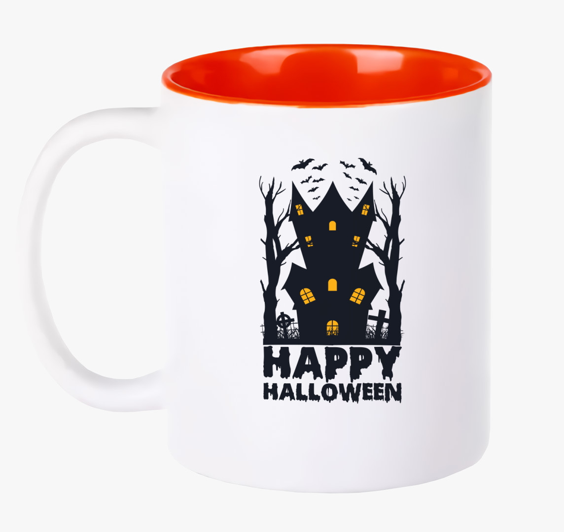 Happyhalloween bögre — Piros