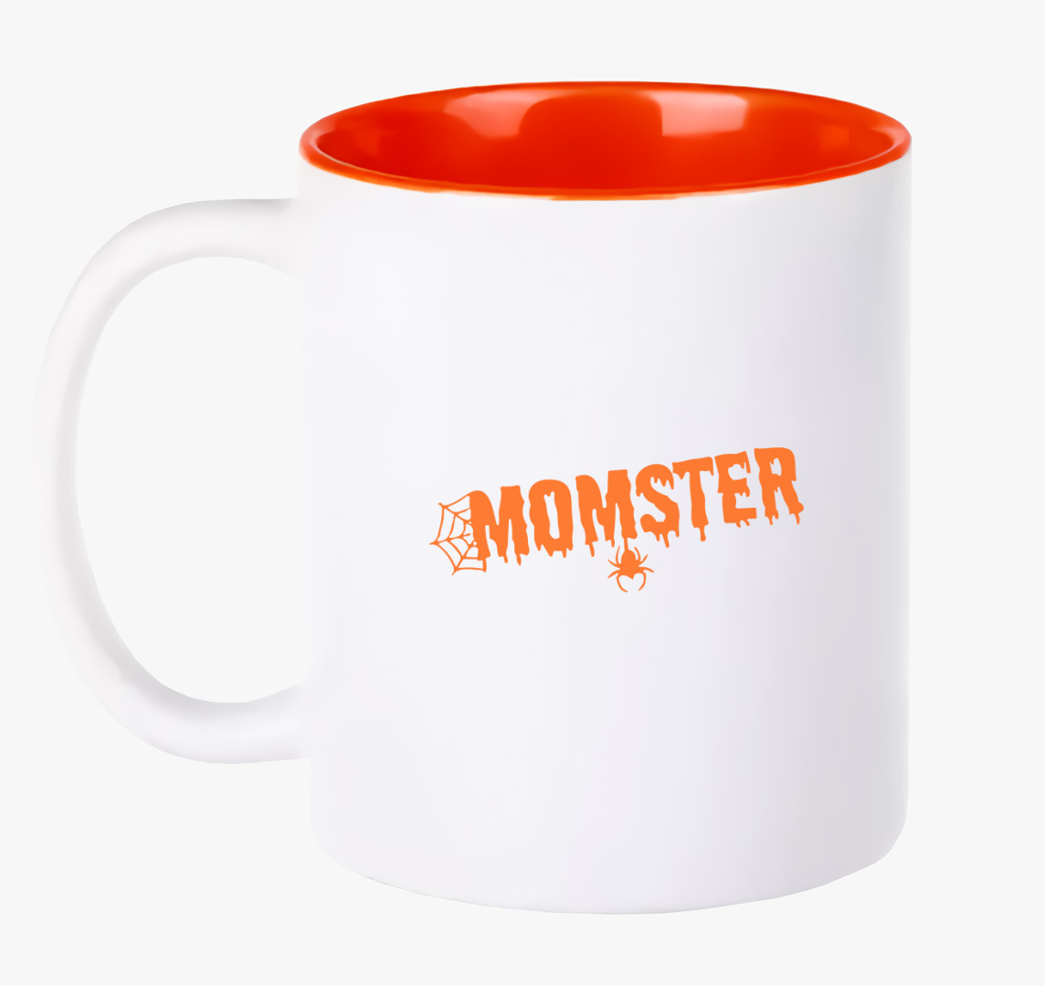 Halloween Momster bögre — Piros