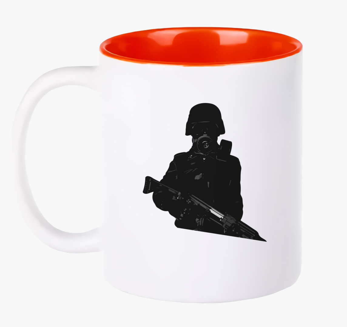 Umbrella Soldier bögre — Piros