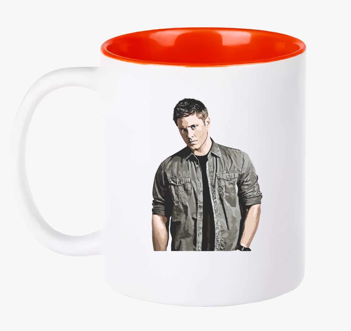 Supernatural Dean bögre — Piros