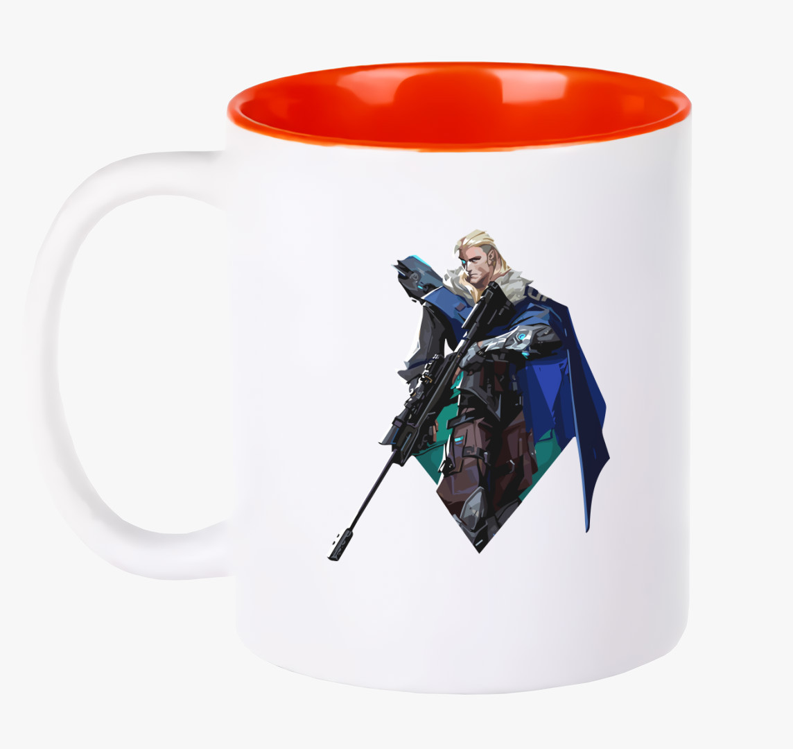 Valorant Sova Agent bögre — Piros