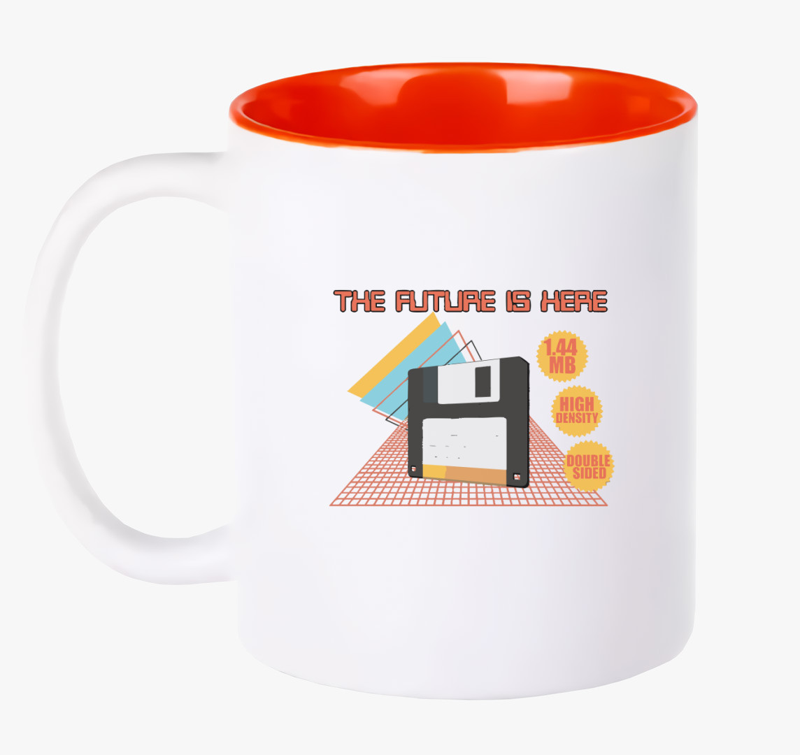 The future is here bögre — Piros