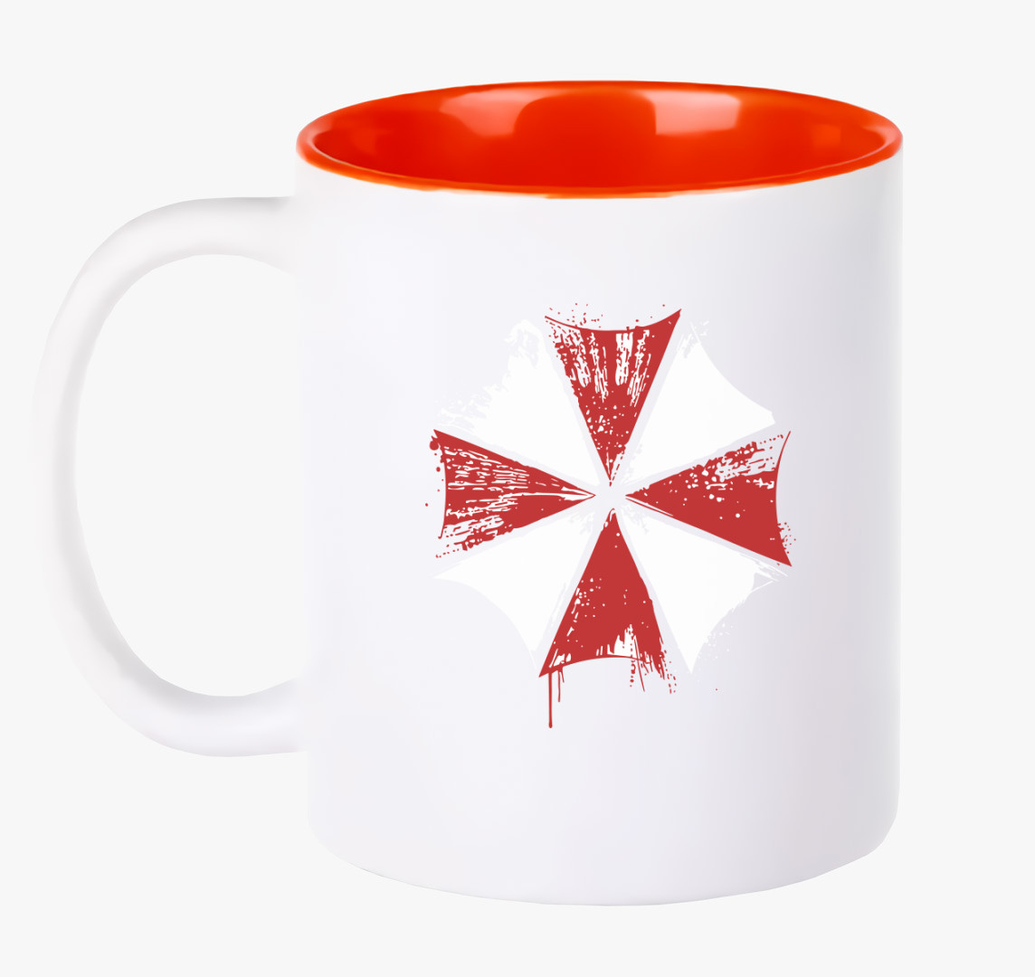 Umbrella corp bögre — Piros