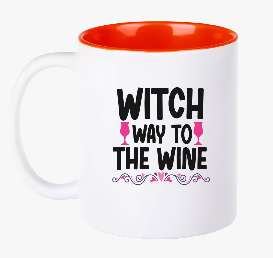 Witch wine bögre — Piros