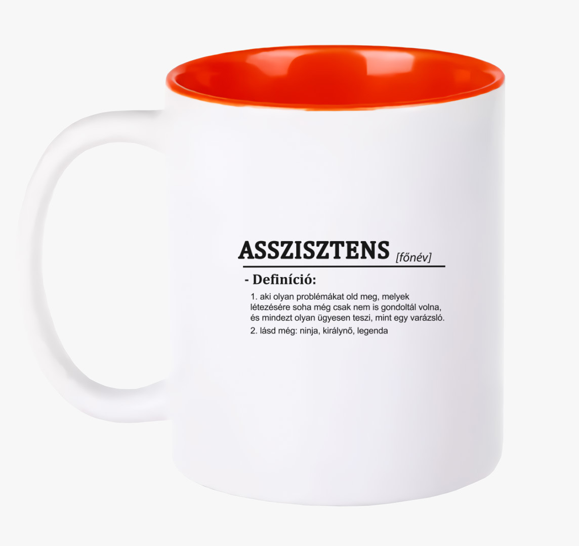 Asszisztens bögre — Piros