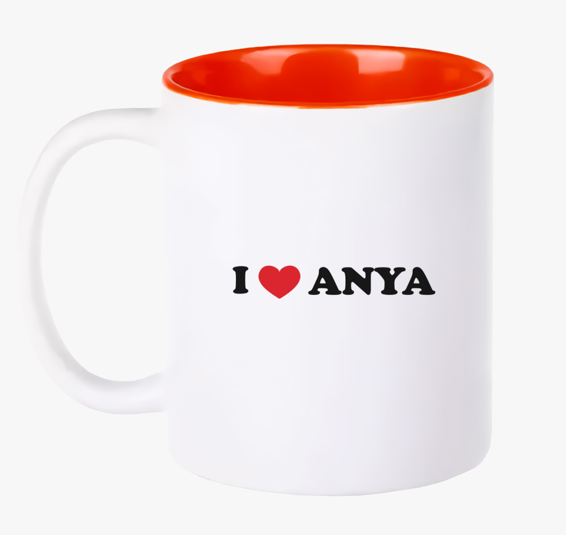 I love Anya bögre — Piros