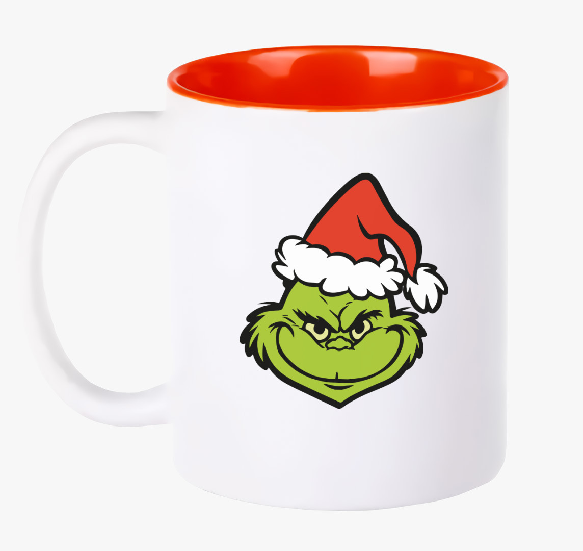 Grinchfej bögre — Piros