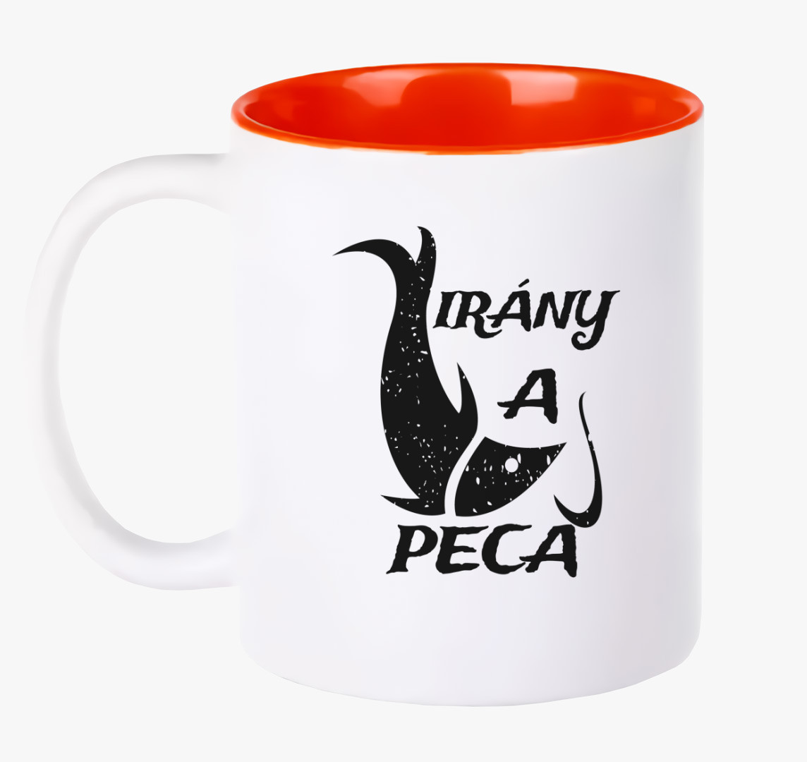Irány a peca bögre — Piros