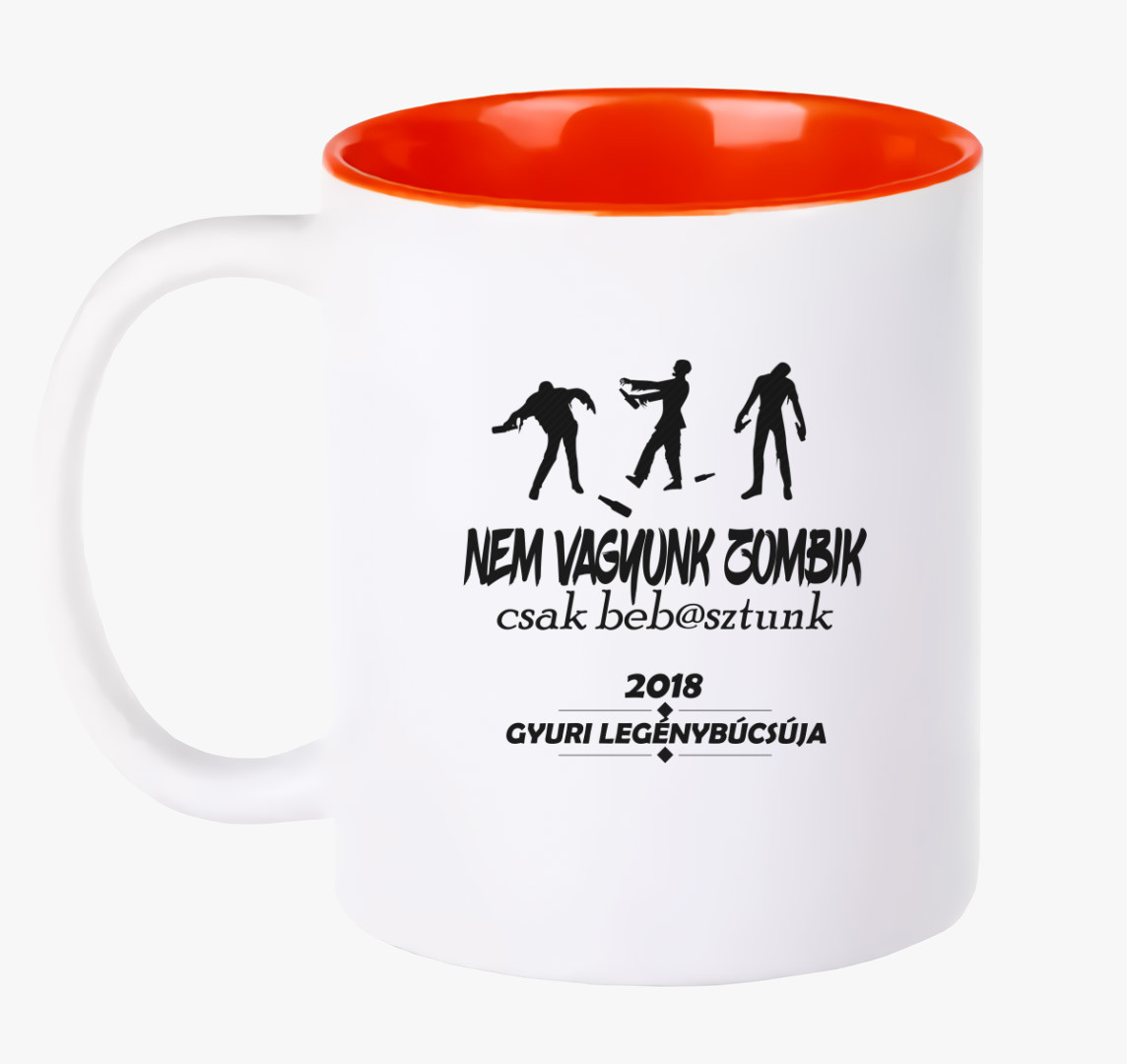 Nem vagyunk zombik, csak beb@sztunk termosz — Piros