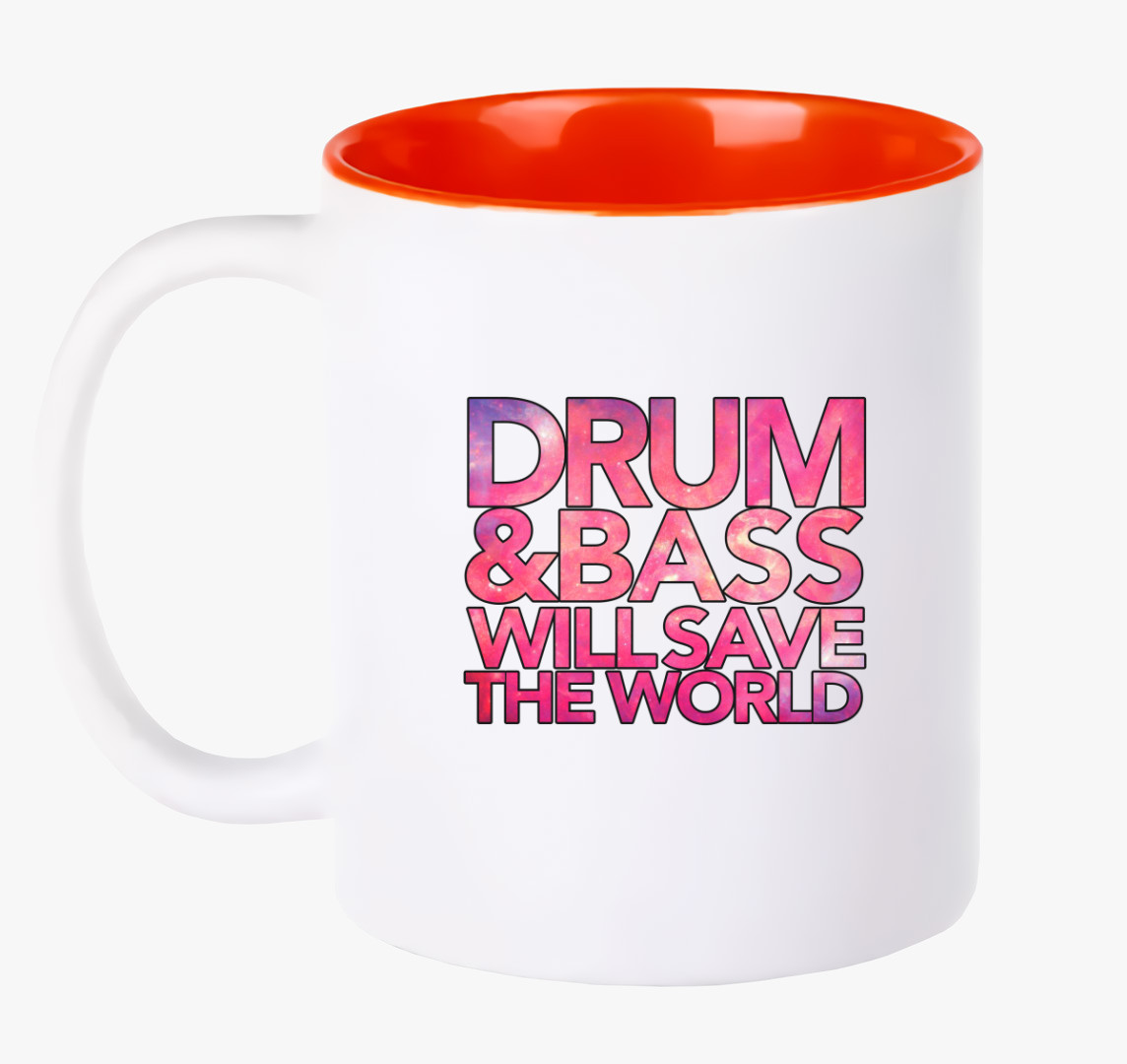 Drum and Bass will save the world bögre — Piros