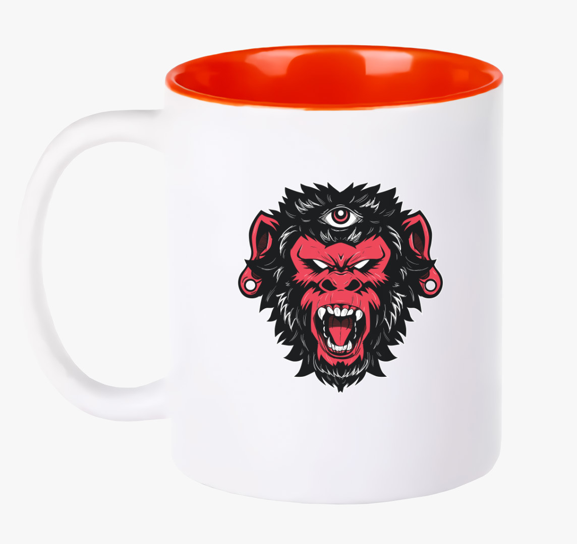 Red Monkey bögre — Piros