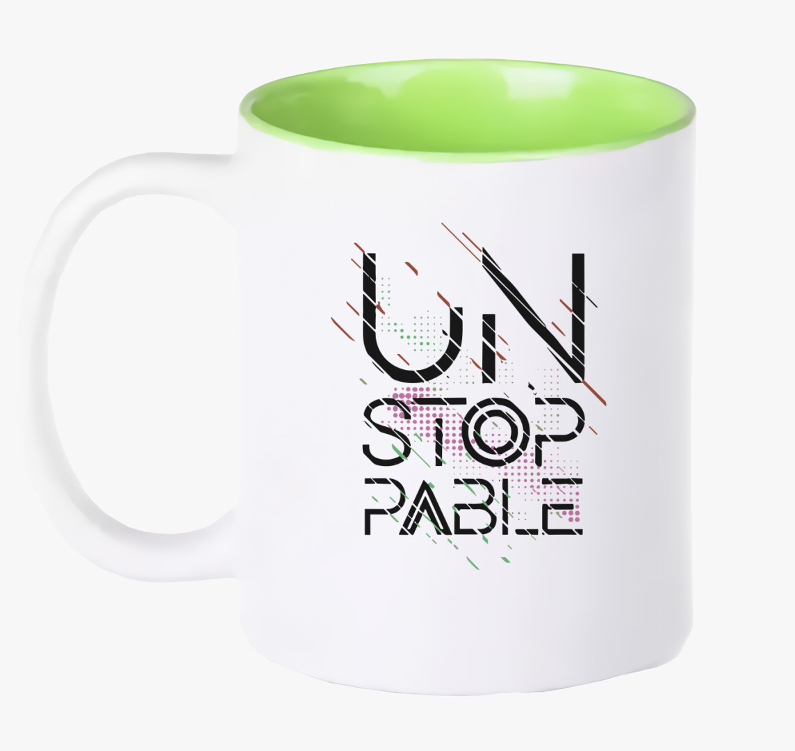 Unstoppable bögre — Zöld