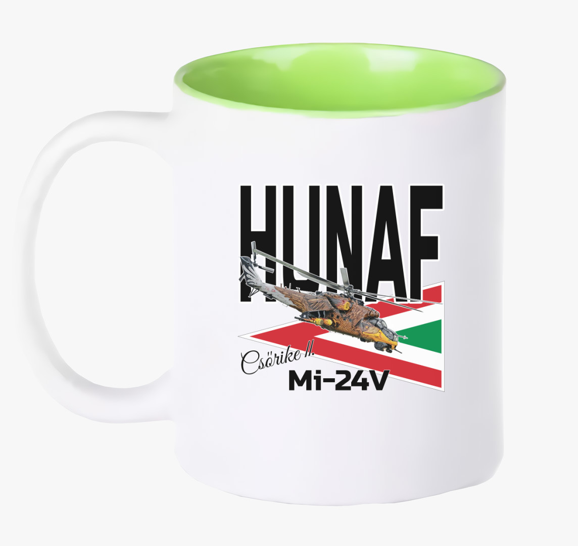 Légierő Mi-24V bögre — Zöld