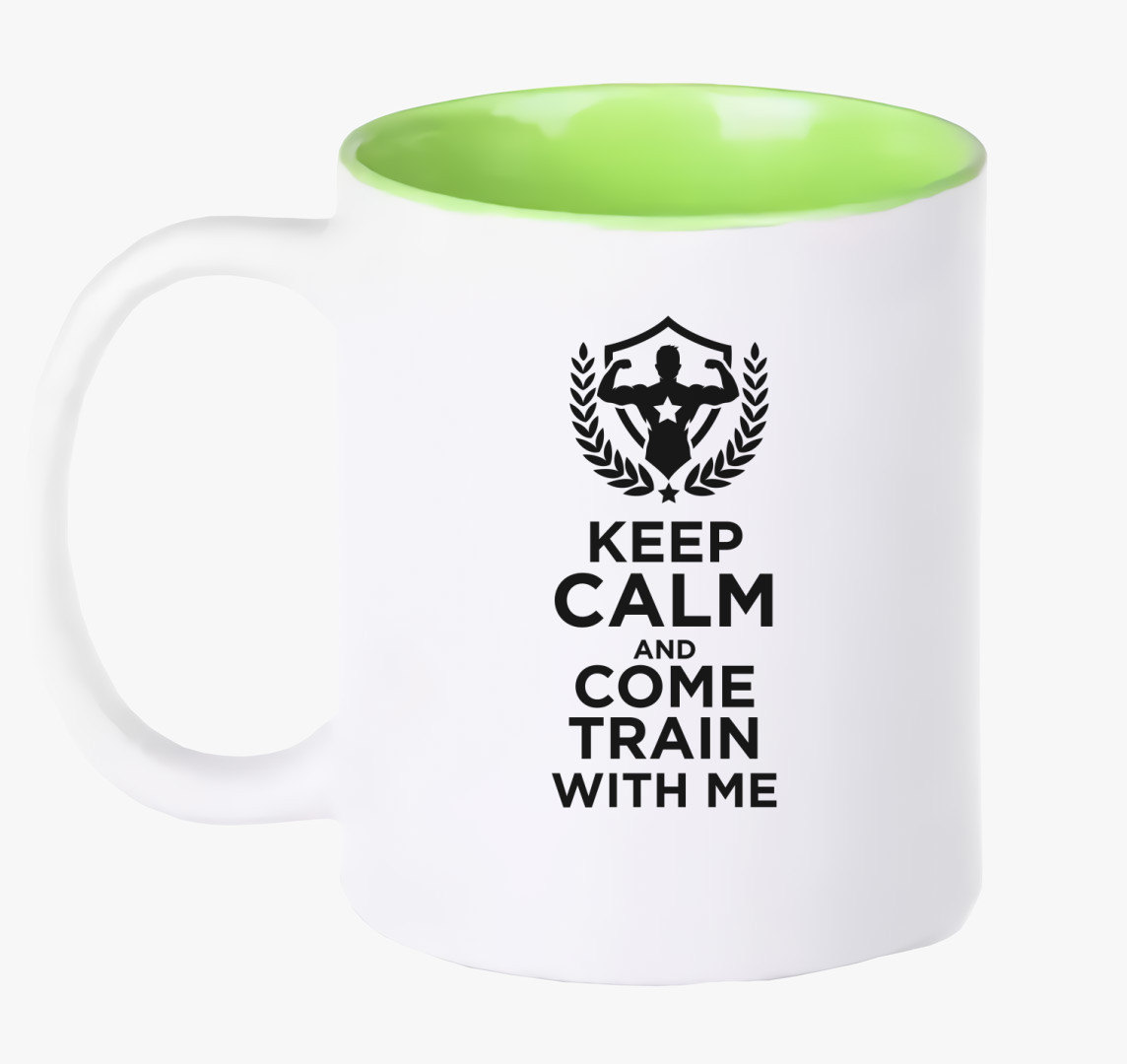 Ceep Calm Training bögre — Zöld