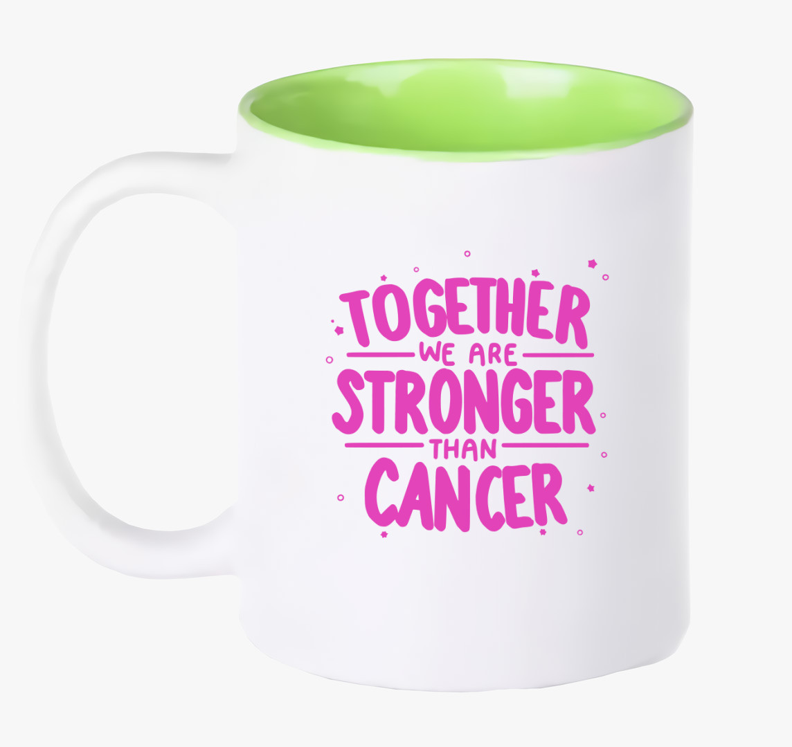 Cancer pink bögre — Zöld
