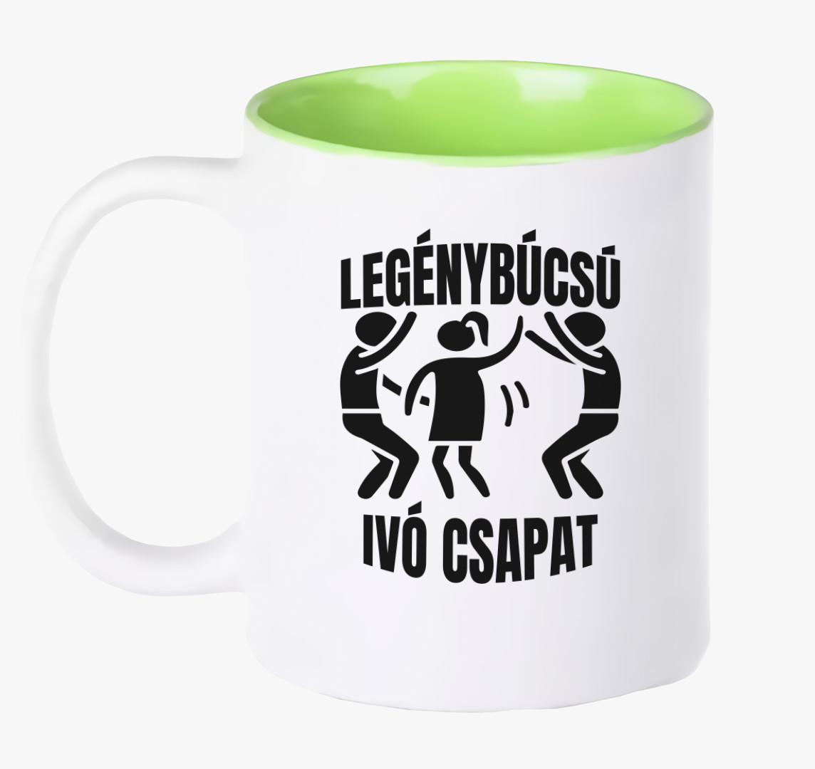 Legénybúcsú ivó csapat legénybúcsúra bögre — Zöld