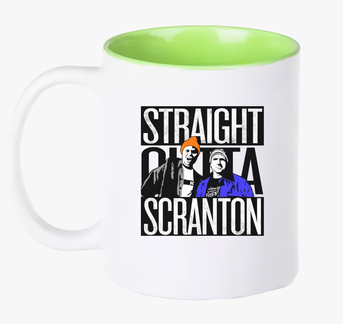 Straight Outta Scranton bögre — Zöld