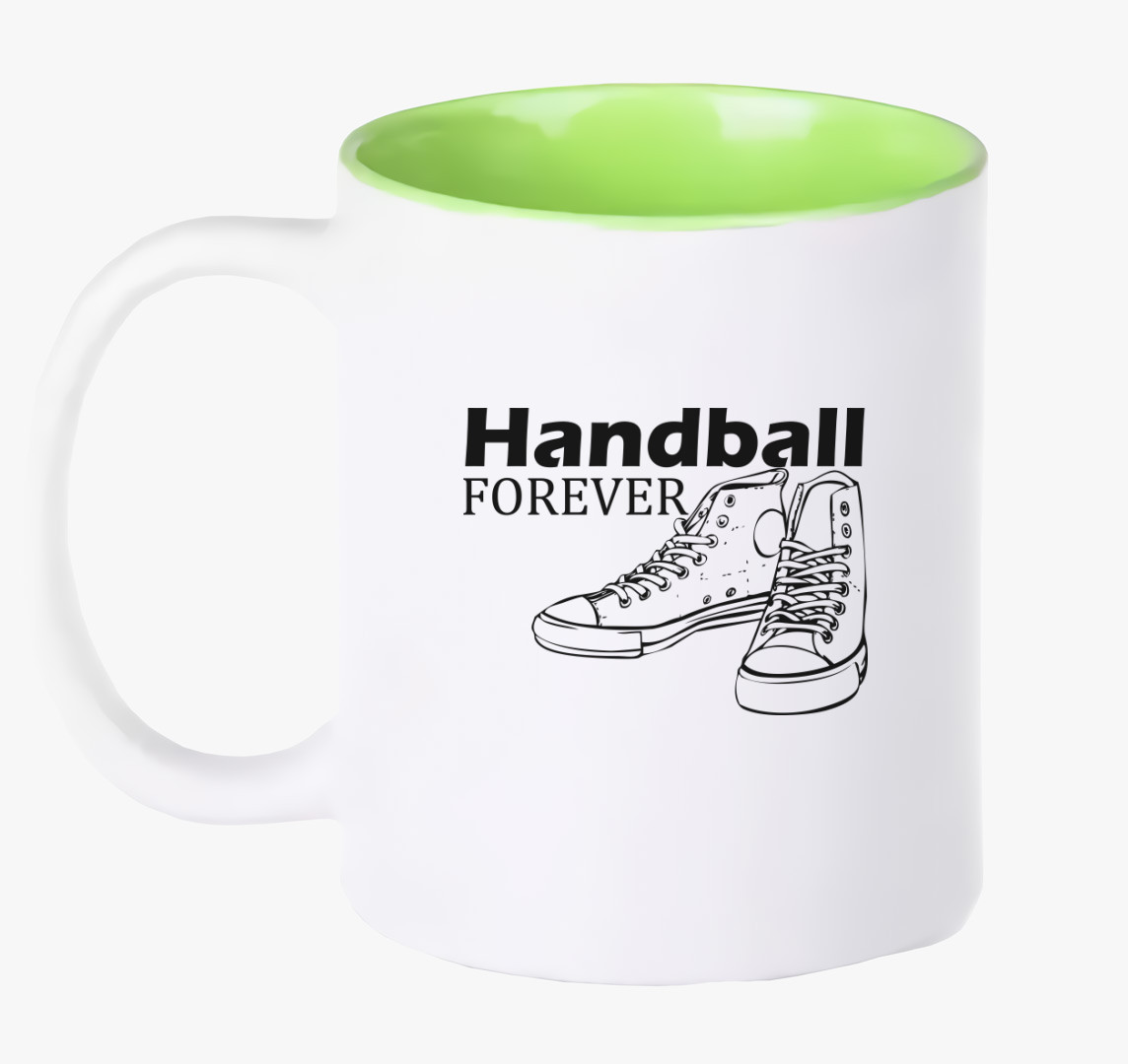 Handball cipős bögre — Zöld