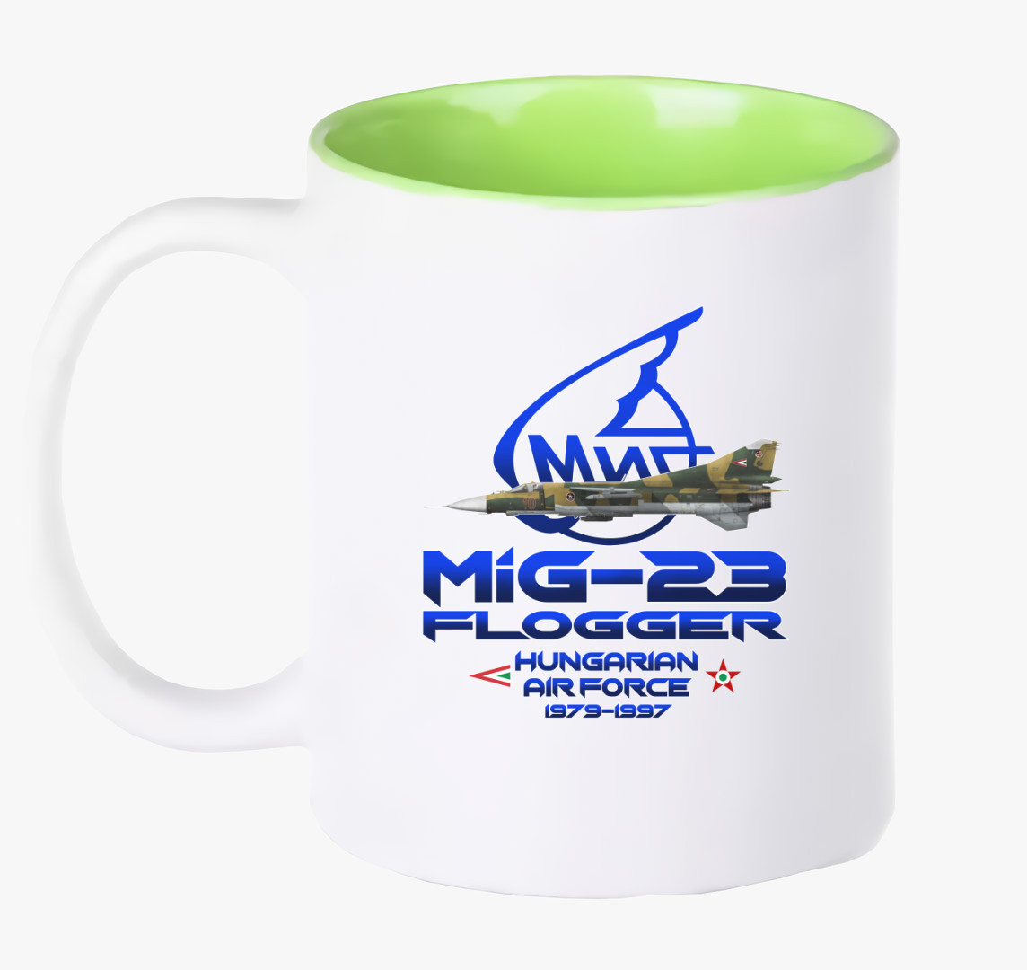 MiG-23 Flogger bögre — Zöld