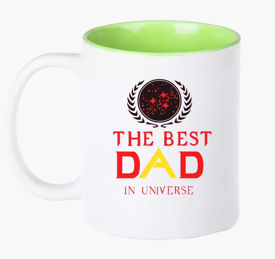 Best Dad in Universe bögre — Zöld