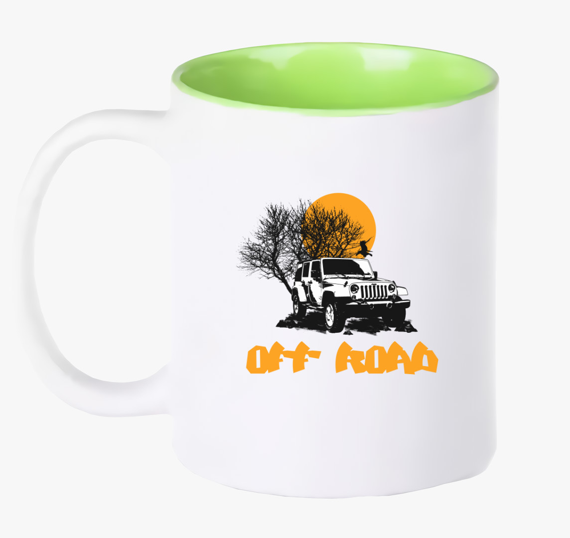 Off Road bögre — Zöld