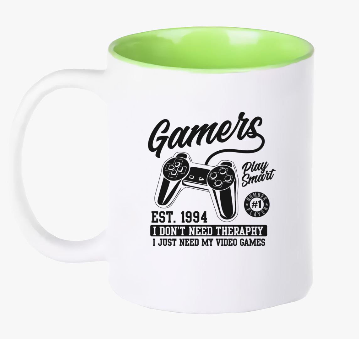 Gaming Theraphy bögre — Zöld