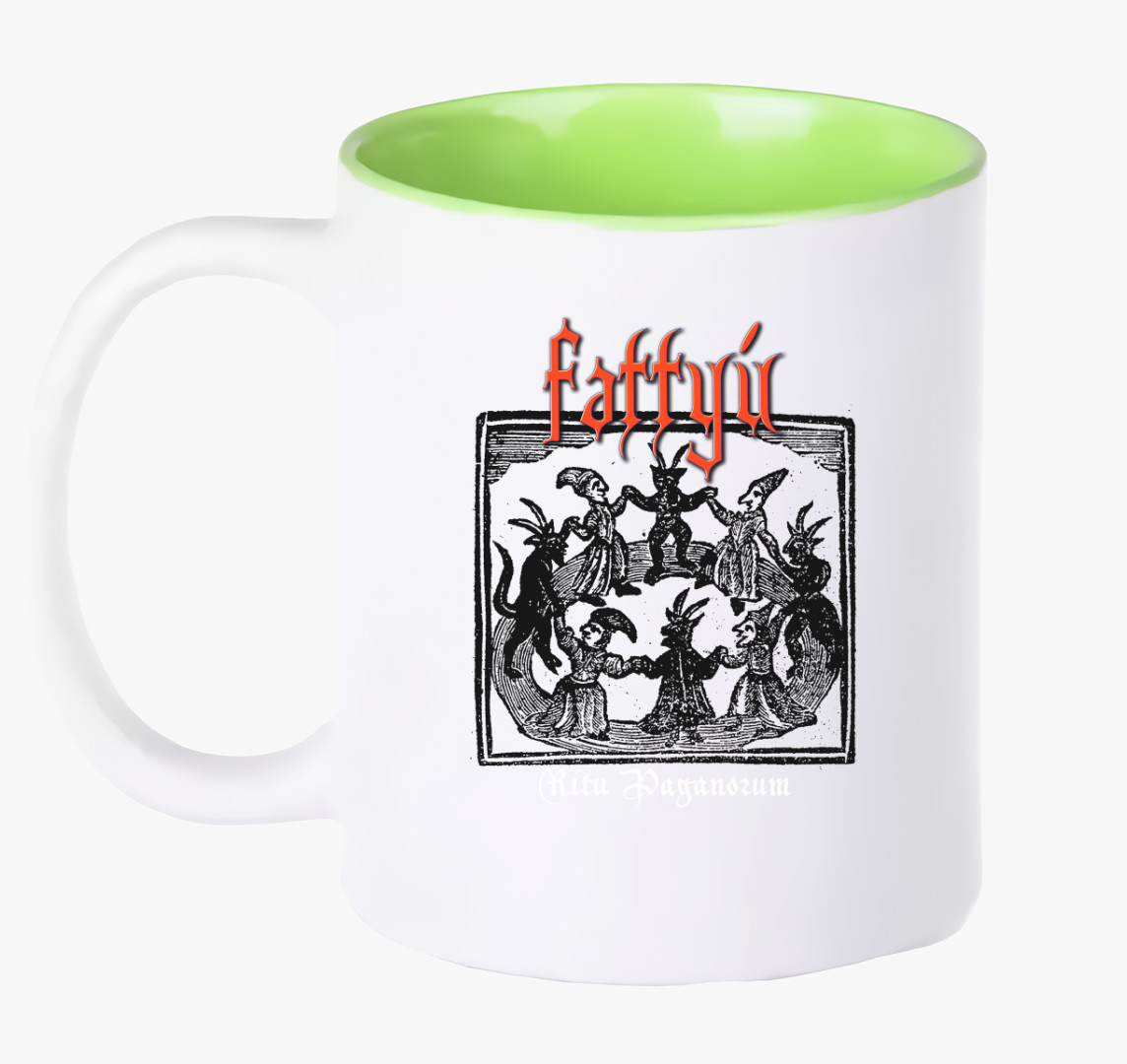 Fattyú - Ritu Paganorum bögre — Zöld