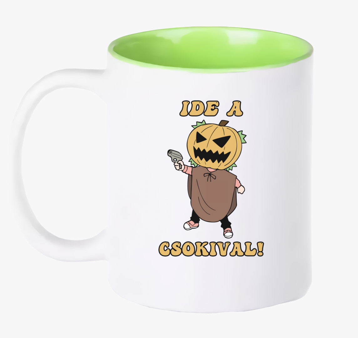Ide a csokival bögre — Zöld