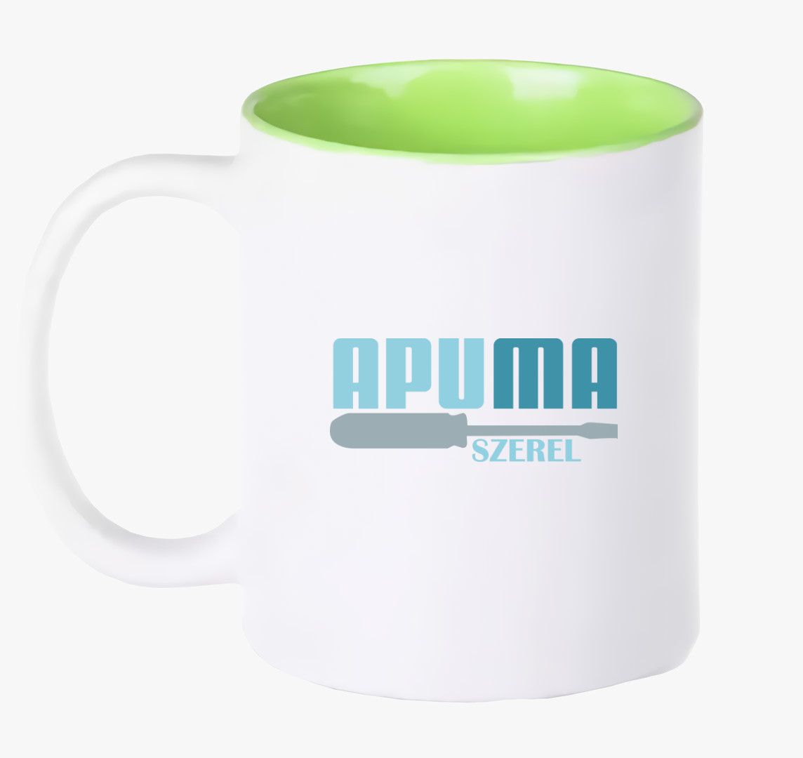 Apu ma szerel bögre — Zöld