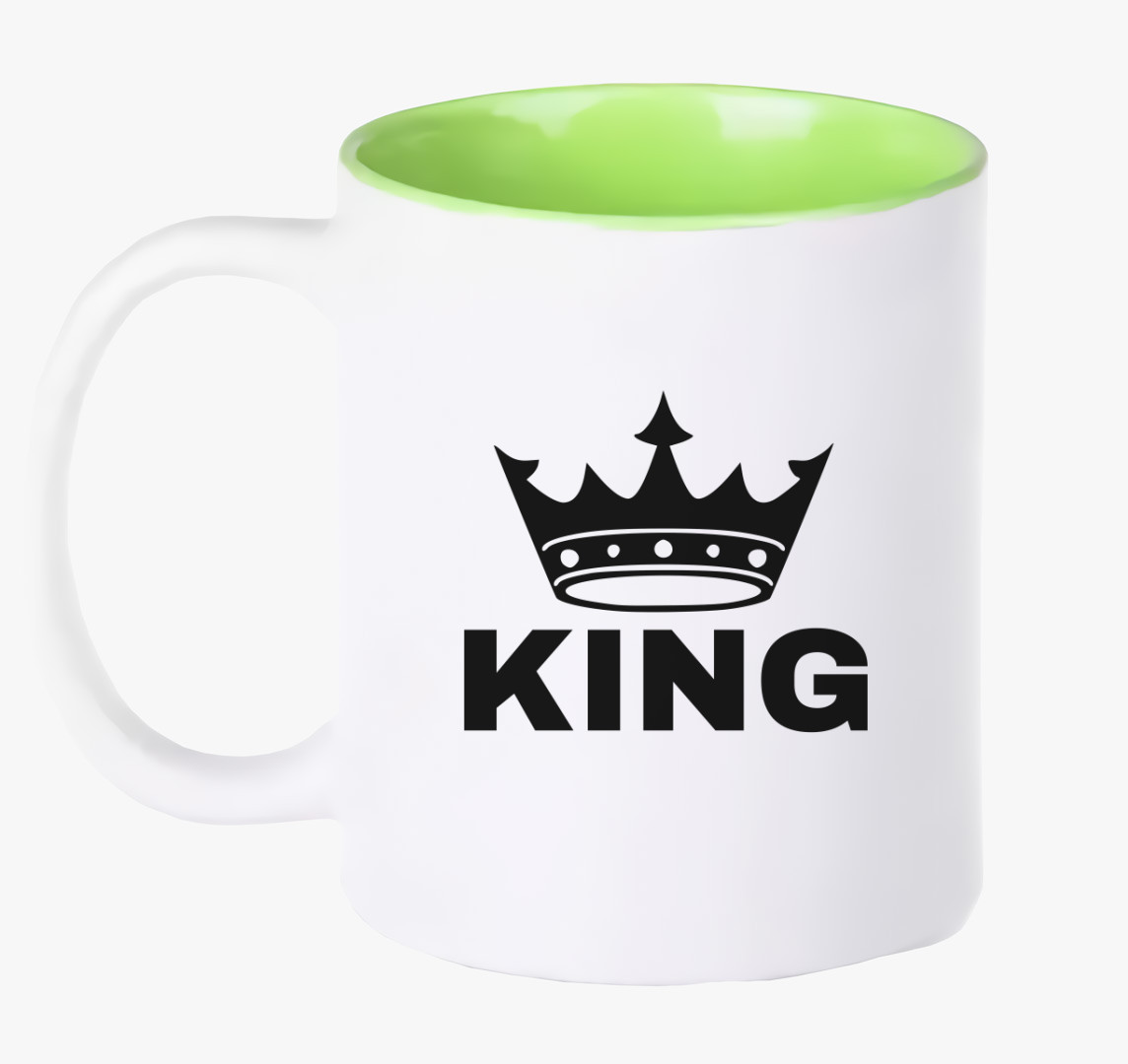 Páros bögre -  király, king — Zöld